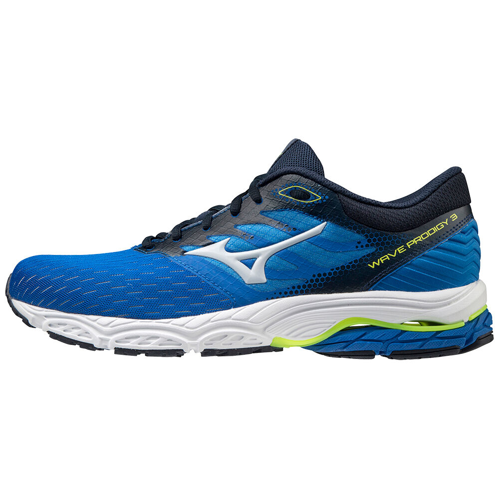 Scarpe Running Mizuno Wave Prodigy 3 Uomo - Blu/Gialle - 53826-WATZ